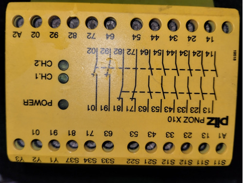 Reele De Seguridad Industrial Pilzpnozx1024vdc