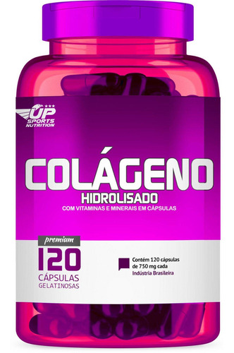 Colageno Hidrolisado 750mg 120 Cápsulas Up Sports Nutrition