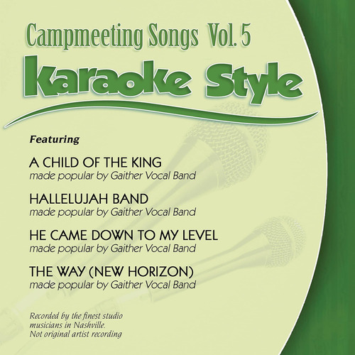 Cd: Karaoke Estilo: Canciones Para Reuniones De Campamento,