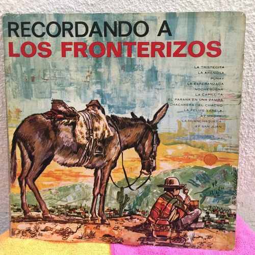 Los Fronterizos - Recordando - Folklore Vinilo Lp