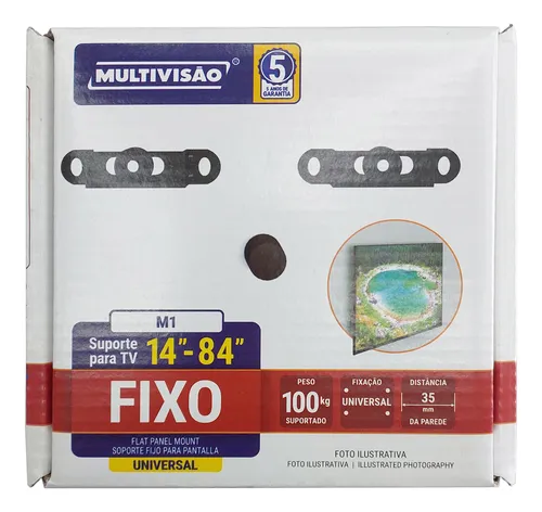 comprar Kit 100 Suportes Para Tv Universal De 14'' Até 84'' M1