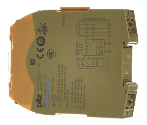 750104 Pilz Safety Relay Pnoz S4 24vdc 3 N/o 1 N/c