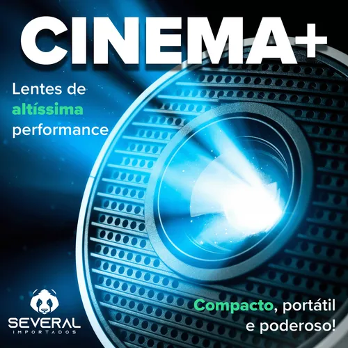 Projetor Smart Portátil Several Importados Full Hd 4k Android 11 Wi-fi Bluetooth Mini Projetor Home Theater Cinema Em Casa Cor Branco Imagem Nítida Som Potente Compatível Com Diversos Dispositivos