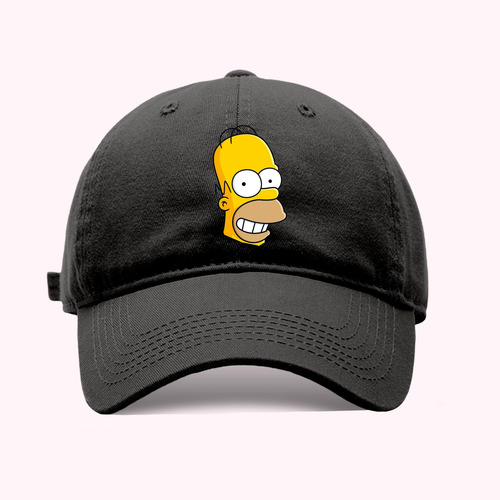 Gorra Los Simpson Bart Homero Bordada Cachucha Ajustable Homero Único