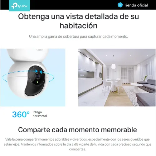 Tp-link, Cámara Ip Wifi Robótica Tapo C210 + Micro Sd 256gb