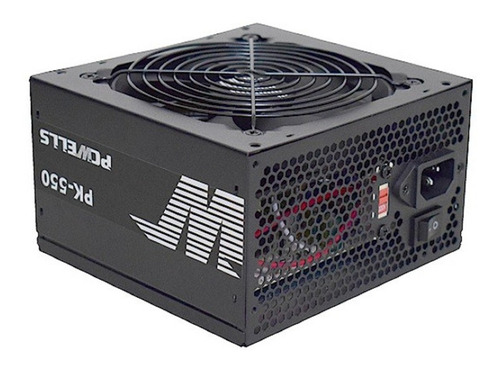 Fonte Atx 550w Real Gamer Pcwells Pk-550 24p Bivolt Desktop