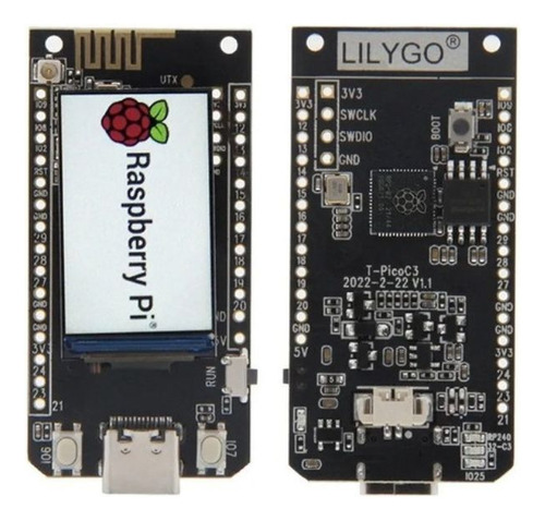 Ttgo T-picoc3 Esp32 C3 Risc-v Rp2040 Display 1.14 Wifi Bt