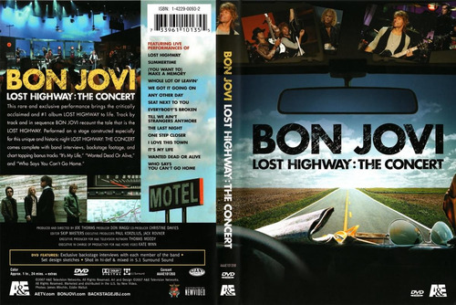 Bon Jovi - Lost Highway - Dvd - U