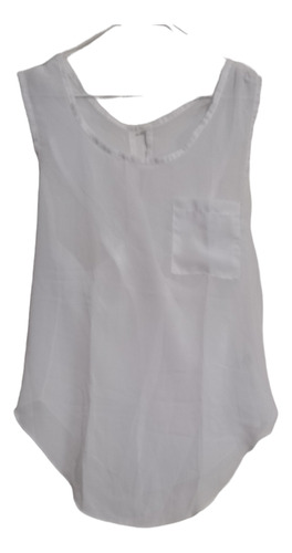 Blusa Blanca Espalda Descubierta 