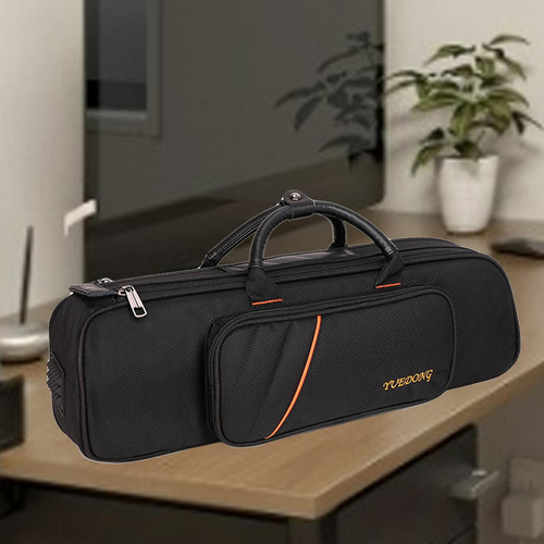 Trompeta Bolso De Mano Diseño De Doble Cremallera Estuche