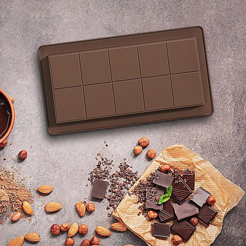 Molde De Barra De Chocolate Molde De Chocolate Rectangular M