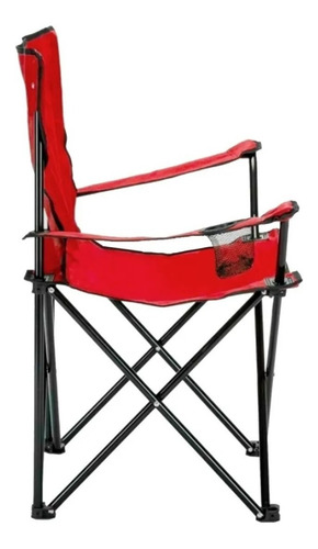Imagen 6 de 7 de Sillon Director Plegable Camping + Funda + Porta Vaso
