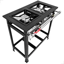 Comprar Fogão Alta Pressão Industrial 2 Bocas Caulim Premium+ Brinde