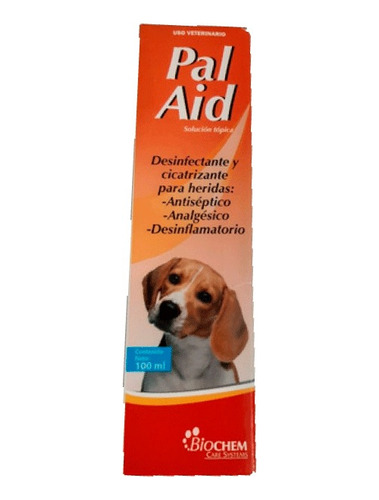 Biochem Pal Aid Desinfectante Y Cicatrizante Para Perros