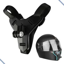 Comprar Soporte de barbilla para casco Sjcam Gopro, cámaras de acción de color negro
