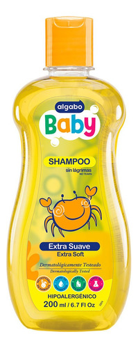 Shampoo Bebe Algabo Extra Suave X 200ml