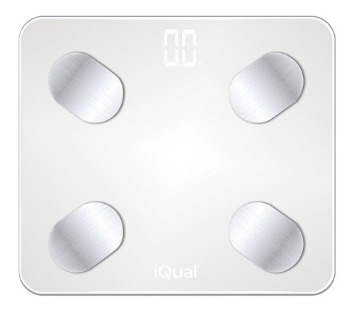 Imagen 1 de 2 de Balanza Digital Bluetooth Iqual S32 180kg Display Baño Full