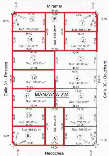 Imagen 4 de 4 de Lote Apto Para Dos Casas De 695m2 Ubicado En Las Gaviotas
