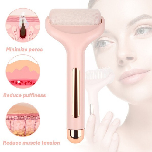 Imagen 3 de 6 de Masajeador Facial Gel Frío Crio Terapia Hinchazón Poros