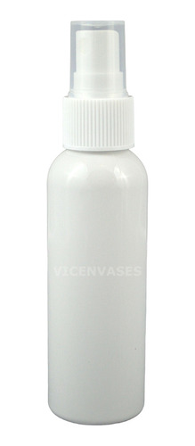300pzs Botella Envase Blanco 60ml Pet Con Atomizador Spray