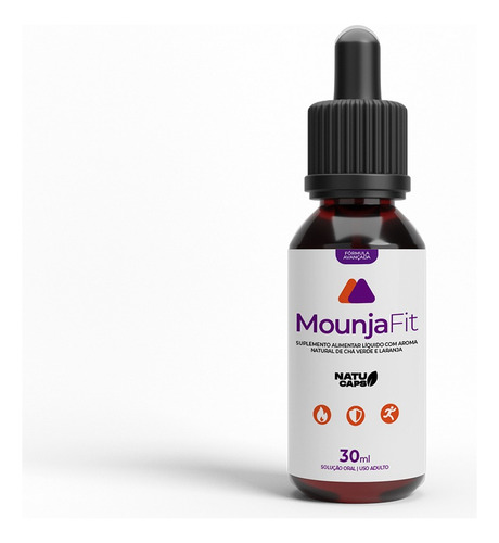 1 Un De Mounjafit 30ml Original - Fórmula Natural Sem Sabor
