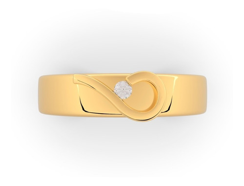 Imagen 2 de 4 de Argollas Matrimonio Corazones Oro 18k