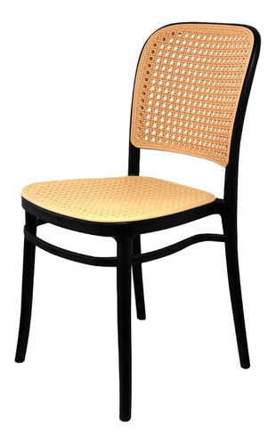 Silla Amis Para Exterior -1145 Color de la estructura de la silla Negro Color del asiento Beige Diseño de la tela N.A