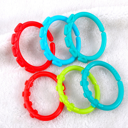 24 Anillos Para Morder Bebés, Eslabones, Juguetes, Eslabones