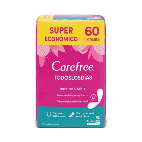 Carefree Protector Diario 60 Unidades