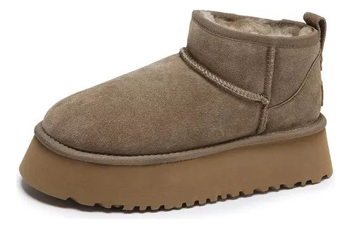 Bota Tipo Pantufla Forrada Para Mujer