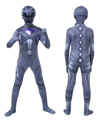 Niños Adultos Power Ranger Morphsuit Disfraz Cosplay Mono A