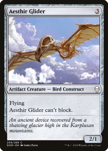 Cartas Magic 4 Aesthir Glider Dominaria Playset Mtg Bsas