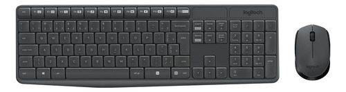 Combo Teclado e Mouse sem fio Logitech MK235