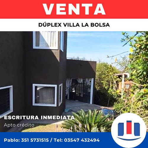 Venta De 2 Dùplex En Villa La Bolsa Oportunidad Nuevos!!! - Financio