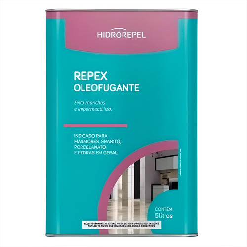Impermeabiliza Hidrorepel Repex Oleofugante 5 Litros Premium
