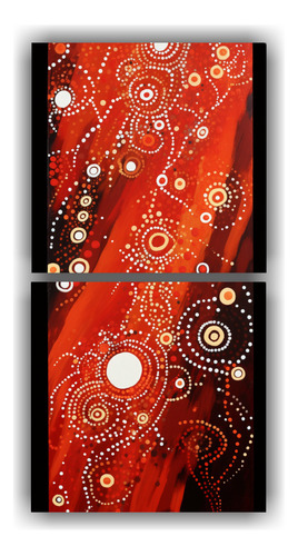 140x70cm Cuadros Abstractos De Cultura Aborigen Australiana