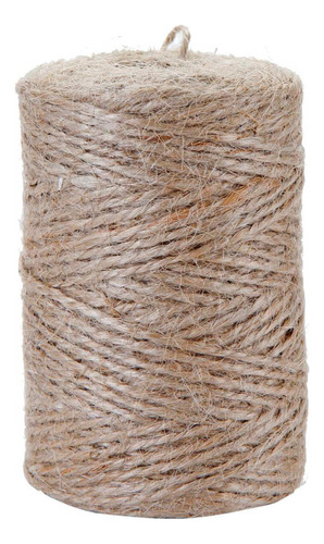 Mylin Mecate Cordon Henequen Yute Natural 2 Cabos 100m Color Marrón oscuro