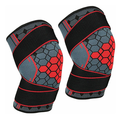 Rodilleras Tela 3d Sport Presurización Rodillera (2 Pcs)