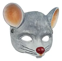 Comprar 3d Mouse Half Face Mask Costume Cosplay Facial Mask Brown