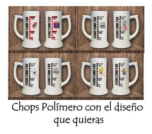 Chops De Polimero Personalizados