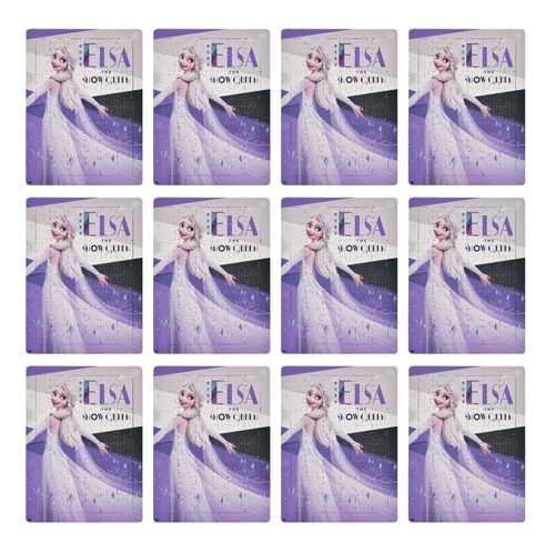 Frozen Elsa Snow Queen Pack 12 Rompecabezas 48pz Bestway