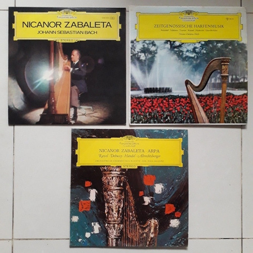 Lp/discos De Acetato Música Contemporánea Para Arpa, Clásica
