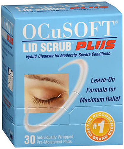 Ocusoft Exfoliante De Tapa Talla Grande 30ct Ocusoft Lid Scr