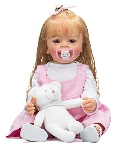 Rxdoll Muñecas Reborn Baby De 22 Pulgadas De Silicona De Cue