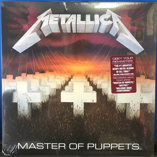 Imagen 1 de 4 de Vinilo Metallica  Master Of Puppets Nuevo Sellado