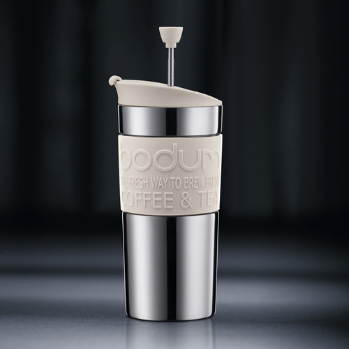 Bodum Jarro Travel Mug Cafetera Acero Inoxidable 0.35 L Color Blanco