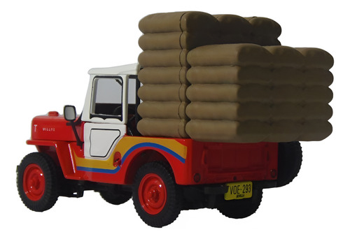 Jeep Willys Cj-3b Cafetero Colombia Escala 1:43 Ixo
