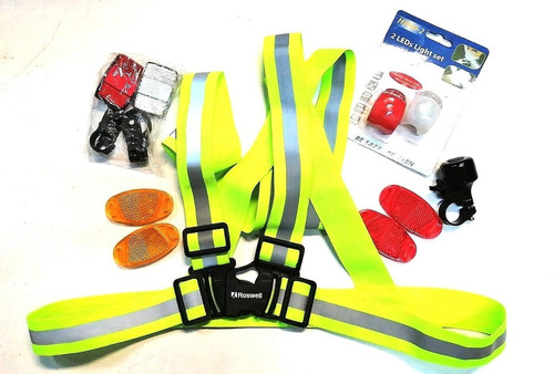 Kit Seguridad Vial Para Bicicleta, Tuttas 