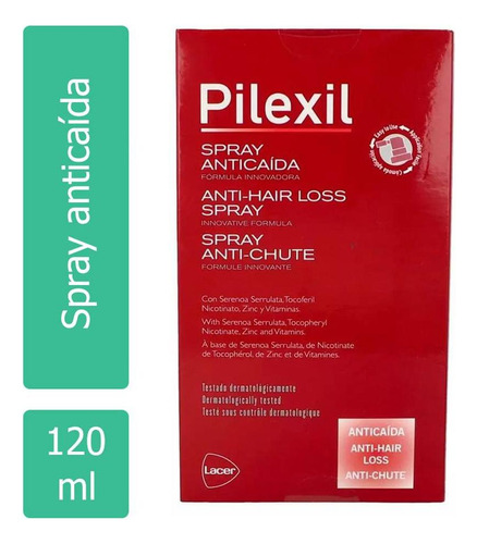 Pilexil Spray Loción Capilar Anticaida 120ml/ Frena La Caída