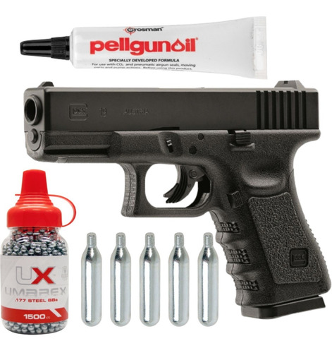 Gen 3 Glock 19 4.5mm 10 Co2 1500 Municiones Xtreme C